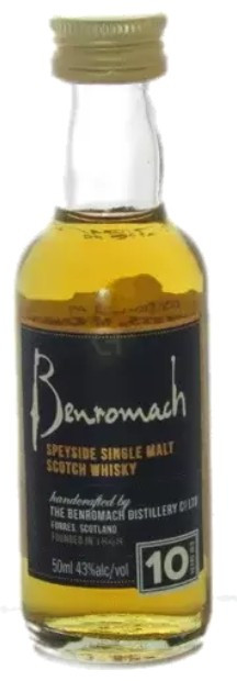 Benromach 10 Year Old, 50ml - The Whisky Shop - San Francisco