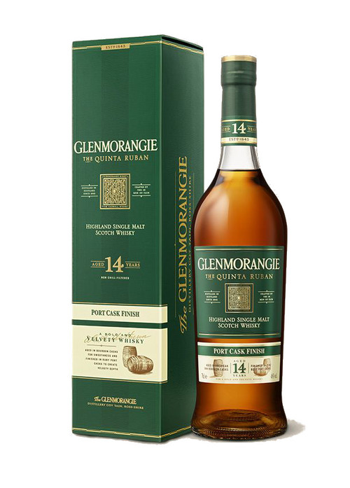 Glenmorangie The Quinta Ruban 14年 Glenmorangie The Quinta Ruban 14 Year Old Single Malt Scotch