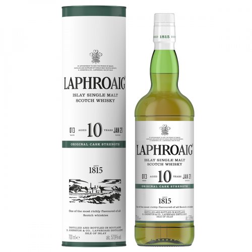 Laphroaig 10Ans Original Cask Strenght - Islay Single Malt Scotch Wh –  Divvino