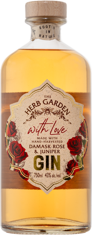 Herb Garden Damask Rose & Juniper Gin - The Whisky Shop - San