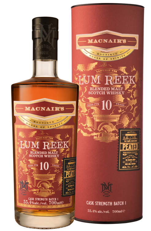 MACNAIR'S LUM REEK 10年 700ml 55.8% Lum-Reek-10-with-tube-