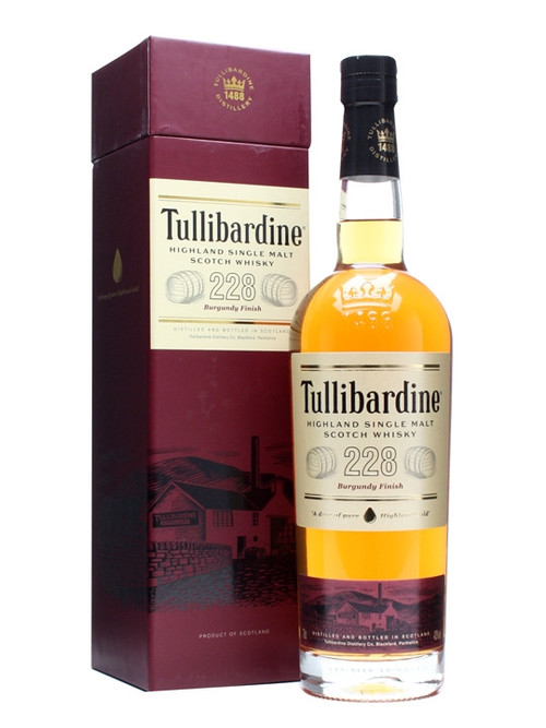 Tullibardine 228 Burgundy Cask Finish - The Whisky Shop