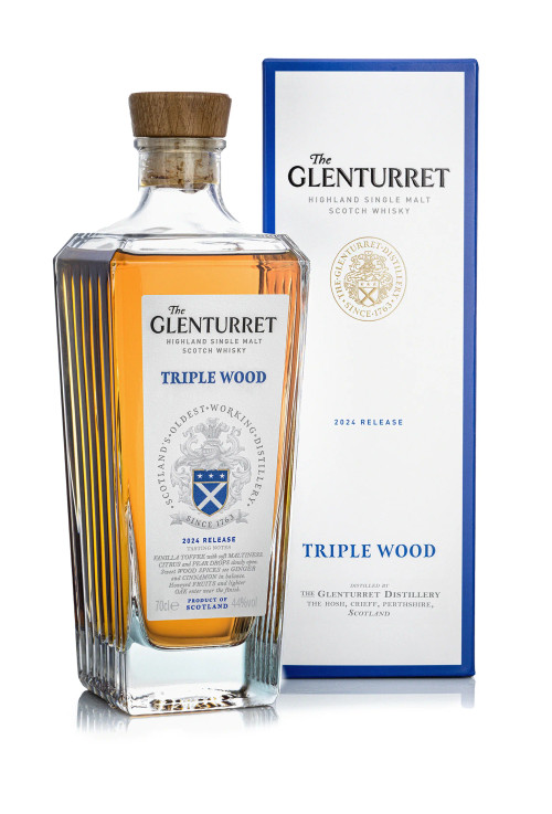 ウィスキー2本セットGLENTURRET 2024リリース GLENSCOTIA Triple_Wood_2024_Release_Pack_
