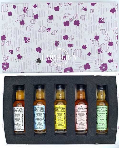 Lady of the Glen Tasting Set, 5x50ml - The Whisky Shop - San Francisco