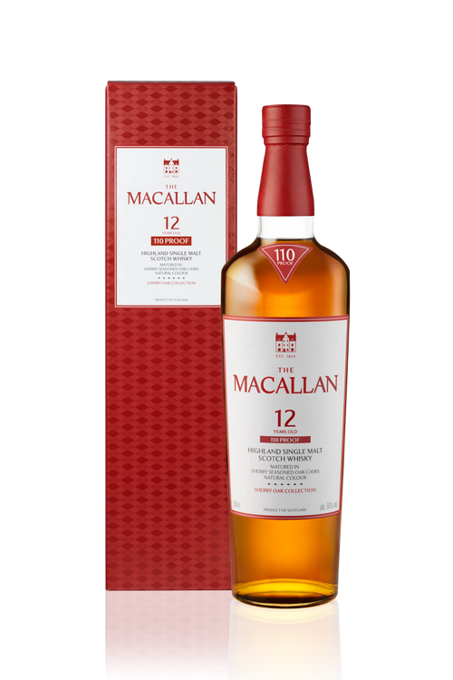 MACALLAN 12年 スコッチ 700ml 55% 110proof Macallan 12 Year Old, 110 Proof - The Whisky Shop - San Francisco