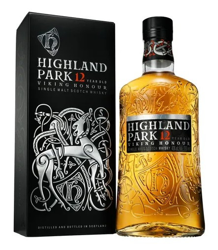 ウイスキー highland Park 木箱 12years 700ml Highland Park 12 Year Old, Viking Honour - The Whisky Shop - San