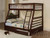 ac02020 - Jazz Espresso or Honey Oak Solid Wood Twin/Full Bunk Bed With Drawers