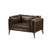 AC52480 - Donato Deep Chocolate Premium Top Grain Leather Sofa And Love Seat