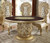 HD1801RD - Adriano Palatial Formal Round 5 Piece Dining Set table top view