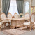 P1 9102D - Hekima Elegant Formal 9 Piece Dining Set