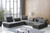 P676075 - Santino Modern Grey Fabric Modular Sectional Sofa W/ Individual Adjustable Headrest