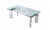 P6 78625 - Fallon Extendable Glass Dining Table
