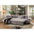 P2 52990 - Jenia Gray Cozy L Shaped Sectional Sofa With Sofa Sleeper

