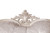 FA65001WH - Anais Elegant Formal Off White Sofa And Love Seat With Wood Trim Crown