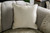 FA6425 - Tisdale Stunning Ivory Traditional Sofa And Love Seat With Wood Trim Pillow