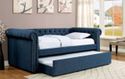 FA1027 - Lonell Twin Day Bed w/ Trundle Available in Beige,Dark Teal,Gray and Lemon Grass