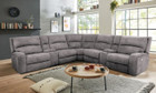 fa9915LG - Adonis Soft Premium Fabric Light Gray Power Reclining Sectional 