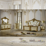 P1 5133 - Damari Elegant Formal 5 Piece Bedroom Group With Intricate Carvings and Details

