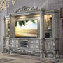 P291470 - Dresden Vintage Bone White Entertainment Center