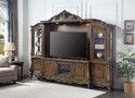 P2 LV01355 - Latisha Antique Oak Finish Entertainment Center