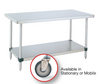Worktables, Stainless Steel