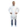 Lab Coat, SMS Polypropylene, Blue