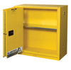 Flammables Cabinet, Sliding Self-Closing Door