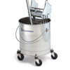 Bucket, Stainless Steel,Casters