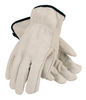 Drivers Glove, Econ Grade Cowhide Leather -Straight Thumb, 12 pr/pk