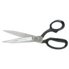 Inlaid® Bent Handle Industrial Shears, 10.375 in OAL, Black, Sharp