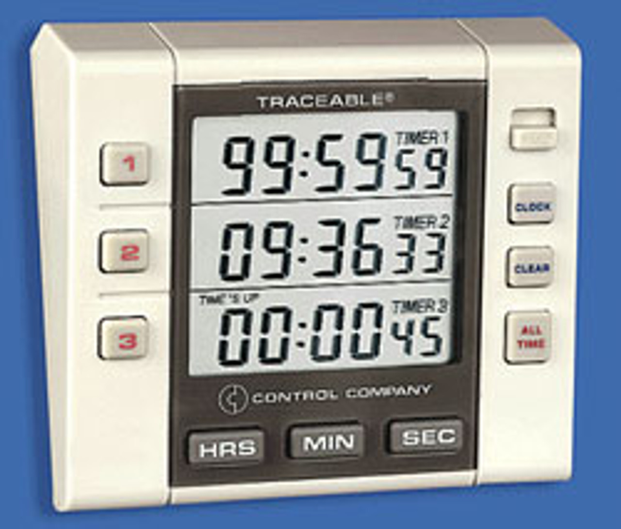 Timer, Traceable® Three-Channel Alarm Timer Abso™