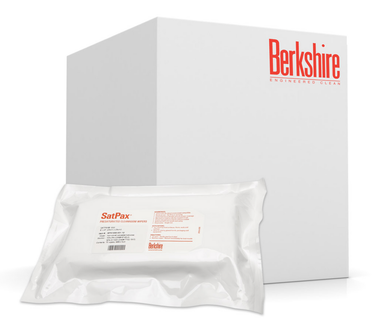 Wiper, SatPax 1000,PolyCell,70% IPA/30% DI Water