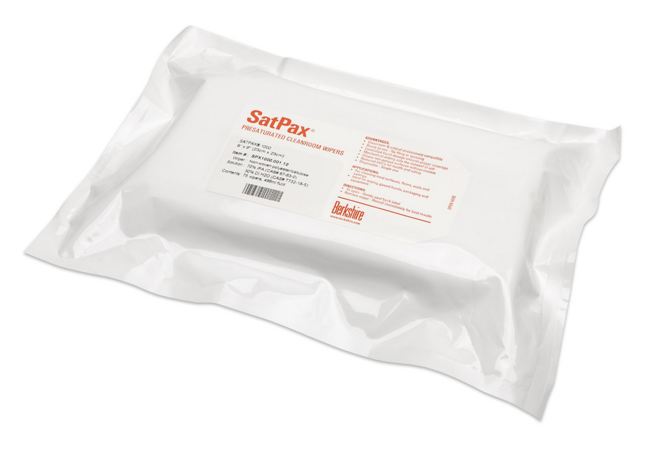 Wiper, SatPax 1000,PolyCell,70% IPA/30% DI Water