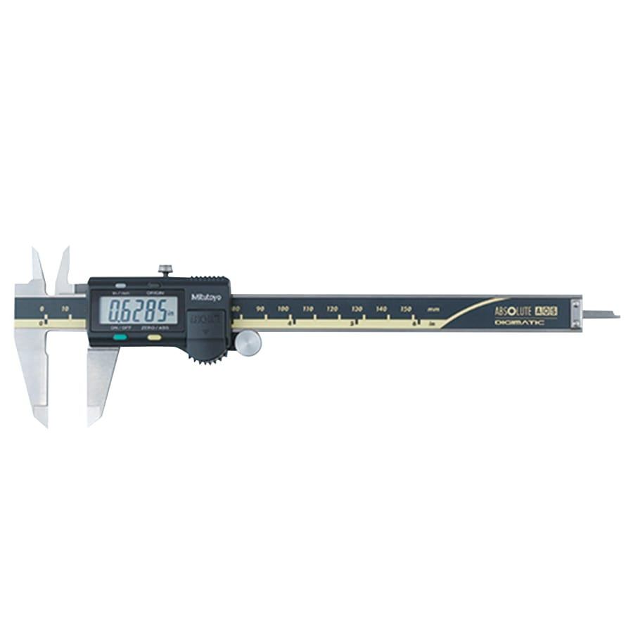 Digital Caliper, 4-Way Advanced Onsite Sensor (AOS) Absolute Scale, 0-6 in (0-150 mm)
