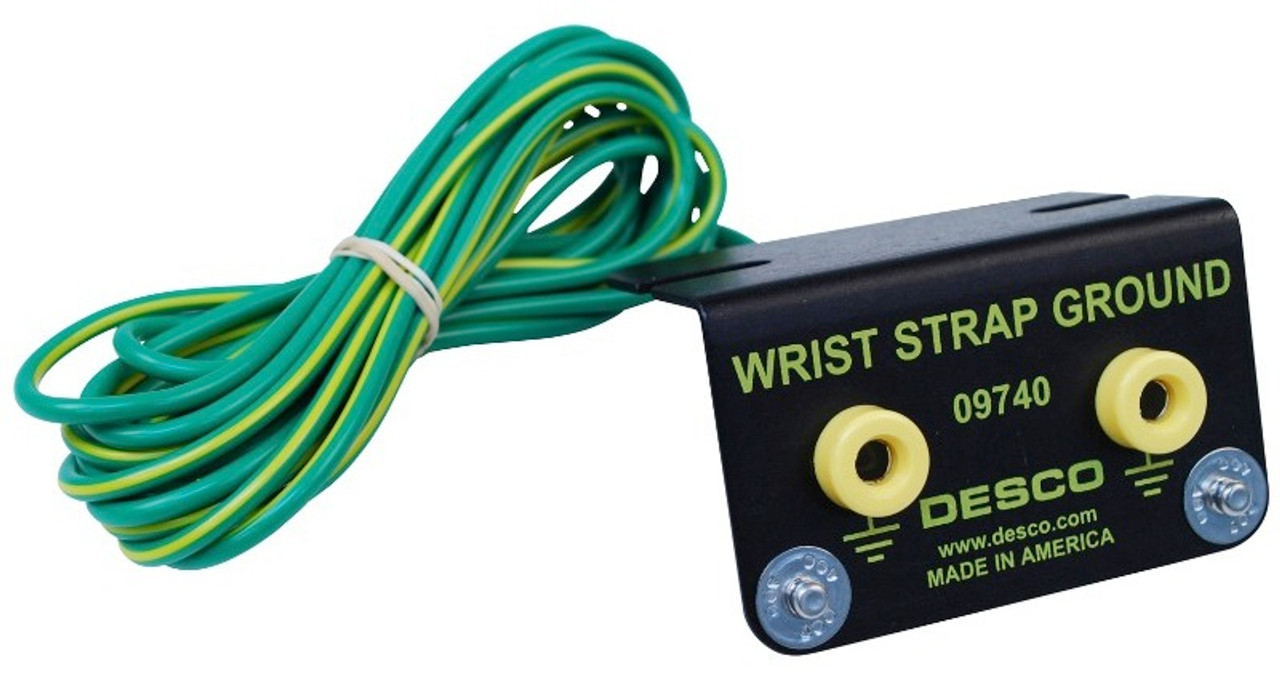 Ground Kit, Bench Mounted Ground with Two Banana Jacks