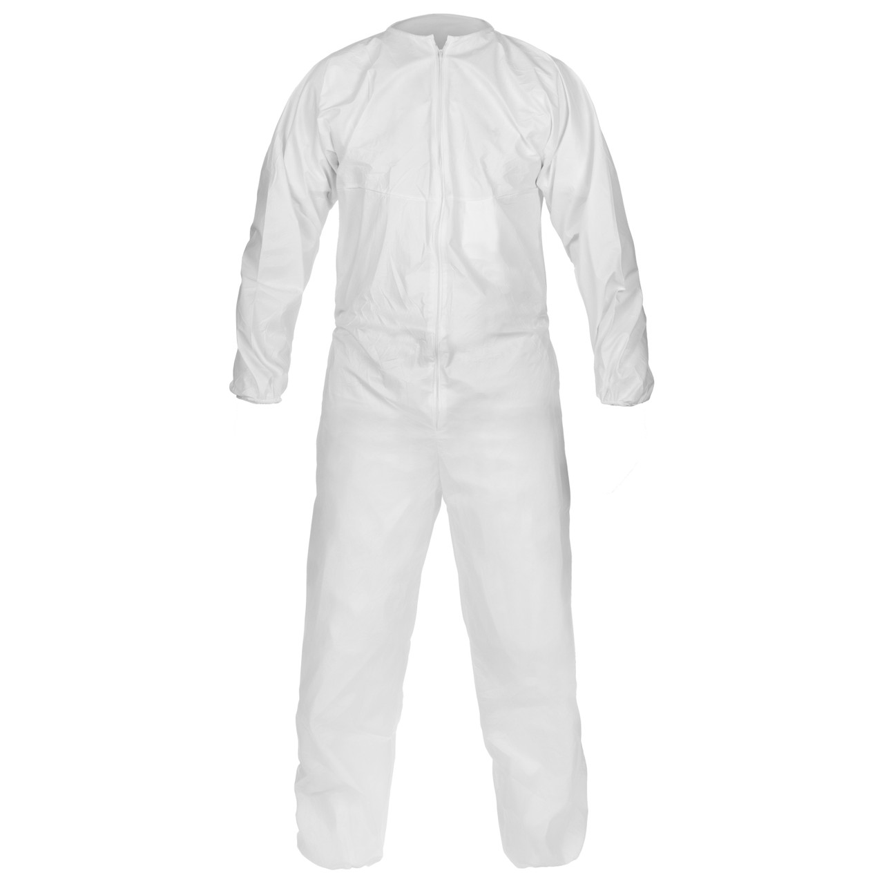 Coverall, Microporous, Elastic Wrist and Ankle, Zipper Front