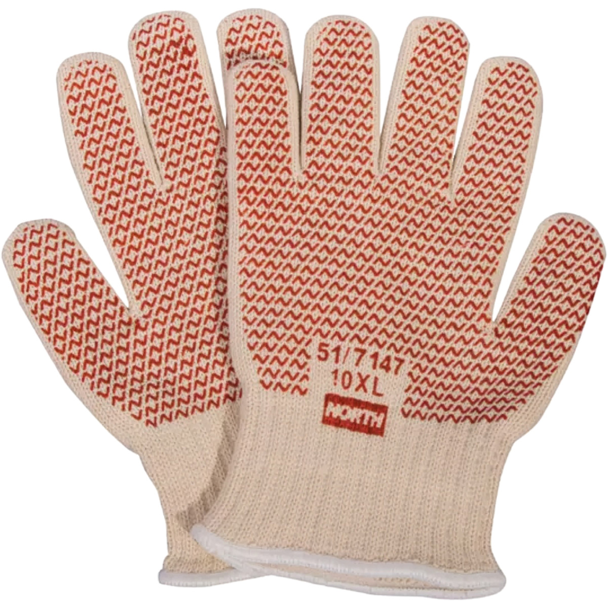 North® Grip N® Double Layered Cotton/Poly Seamless Knit with Double-Sided Nitrile Coating, 12pr/pk