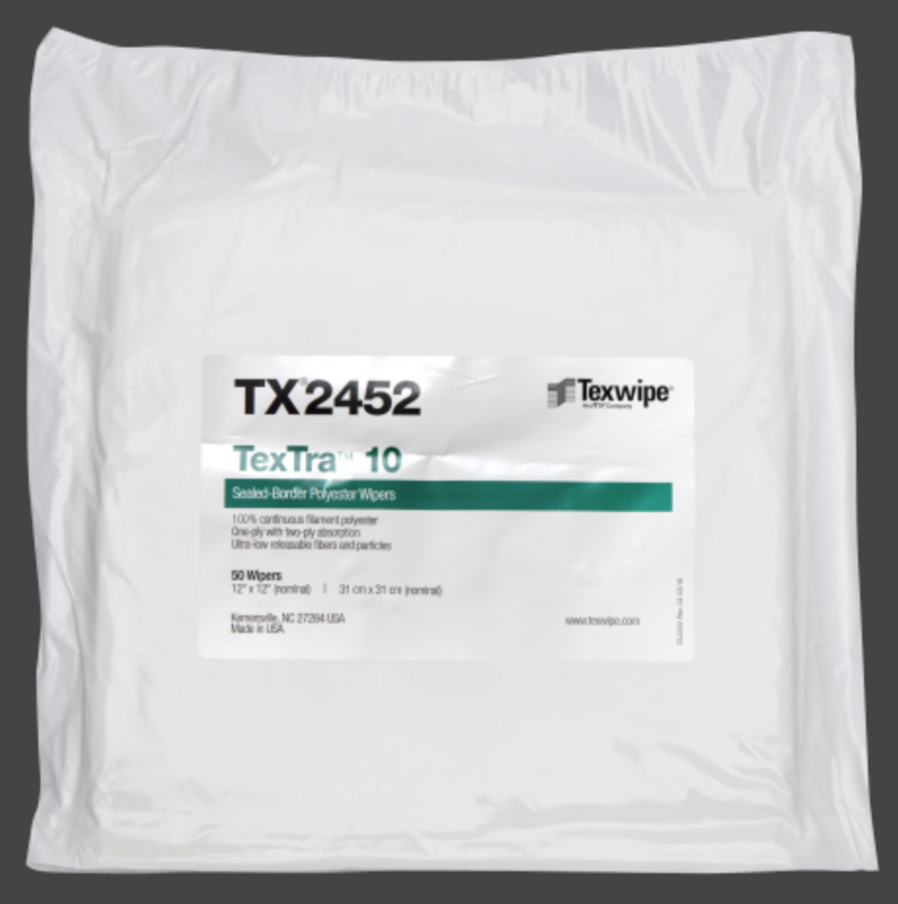Wiper, TexTra 10, Polyester Wiper, TexTra 10, Polyester