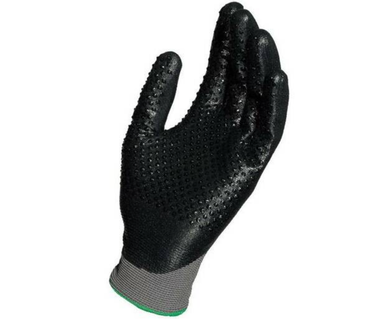Gloves, Ultrne 562, Nitrile, Dotted grip, Knit wrist