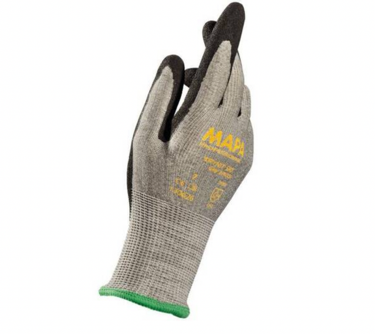 Gloves, Krynit 580, Nitrile, Knitwrist, Med Weight, 13-gauge