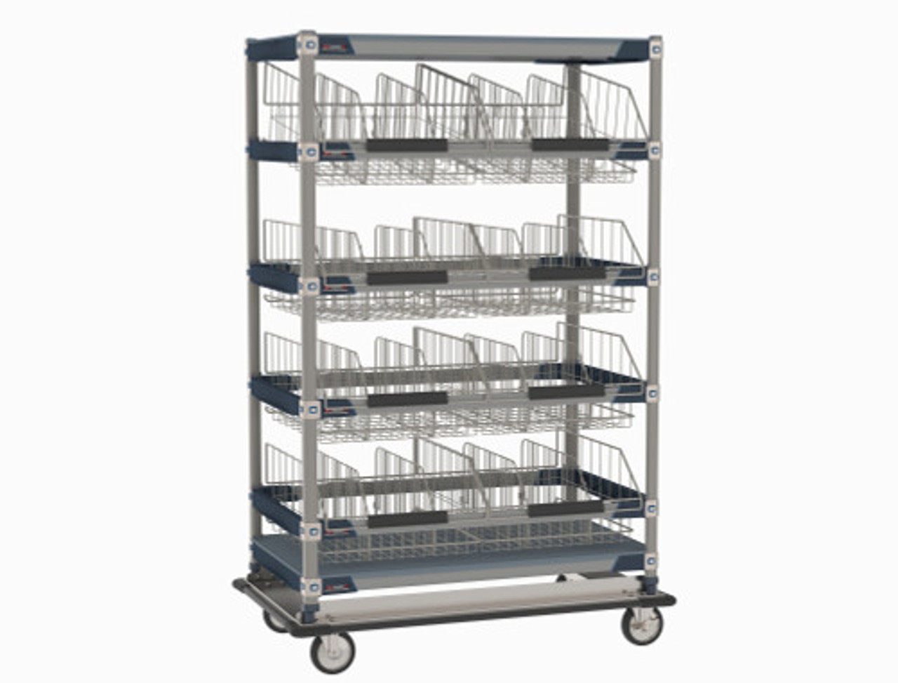 MetroMax Gown/Bootie Storage, Open Cart with Top Shelf MetroMax Gown/Bootie Storage, Open Cart with Top Shelf