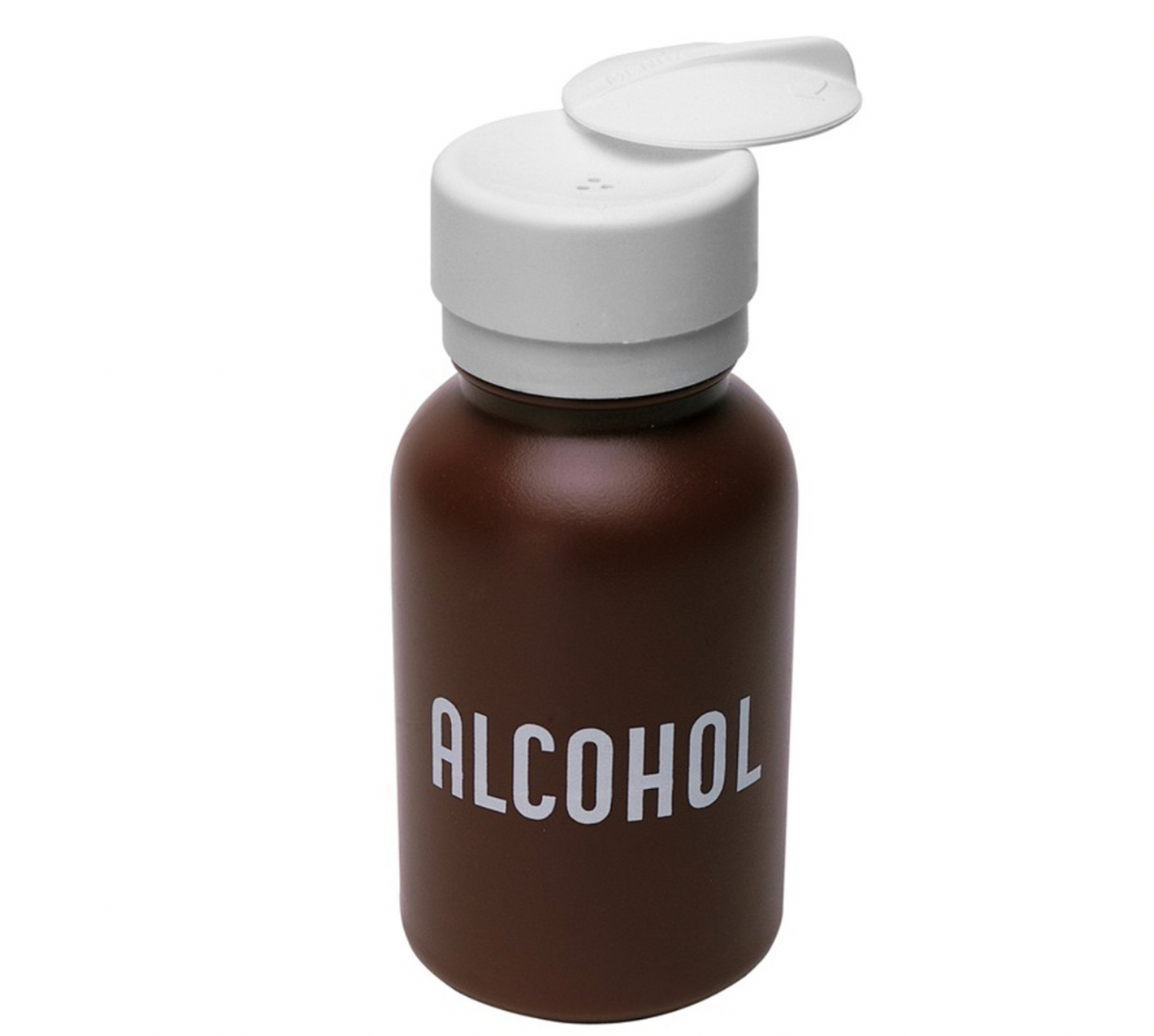 Lasting-Touch, Brown Round, HDPE, 8oz, Alcohol