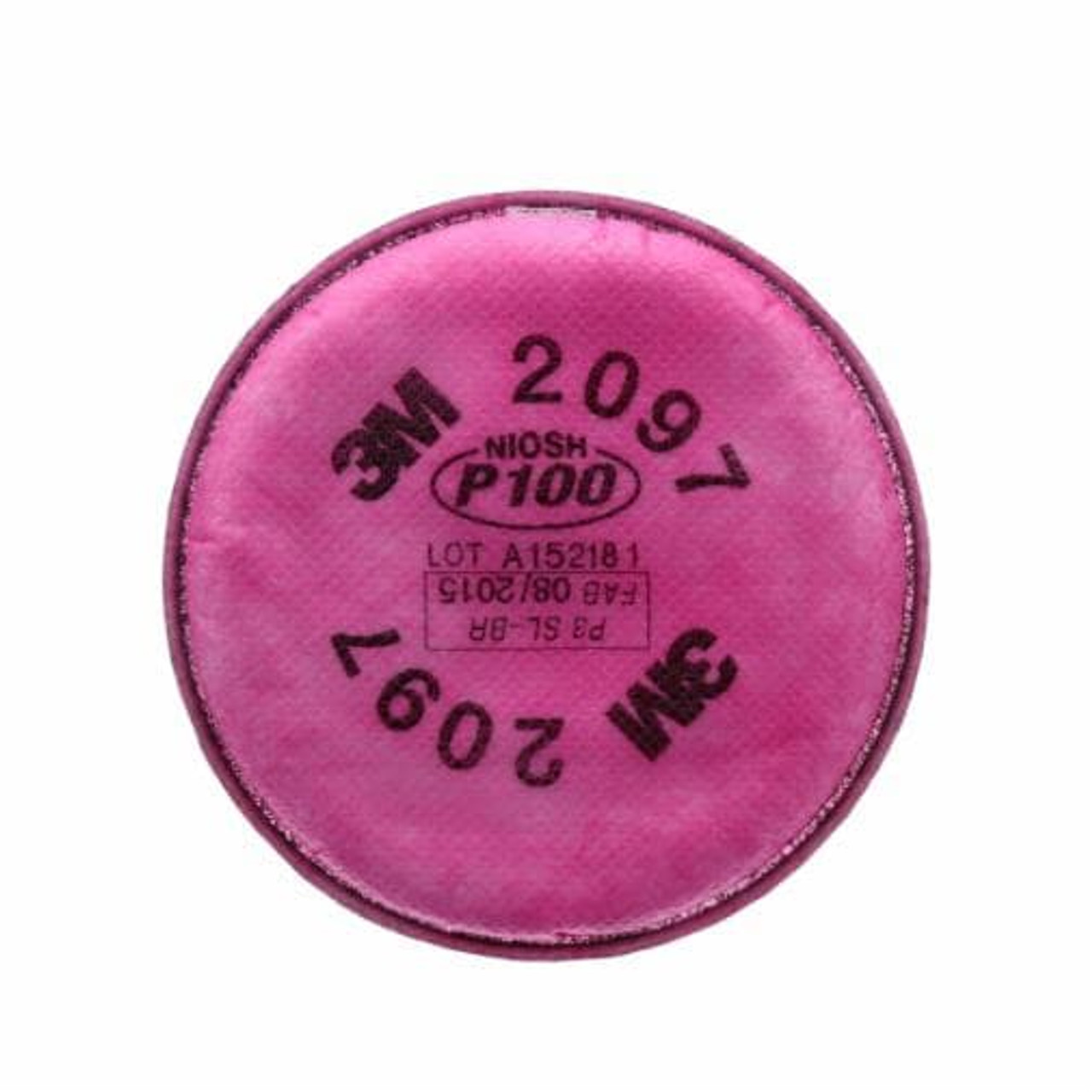 3M™ Particulate Filter,P100, with Nuisance Level Organic Vapor Relief, 100/cs