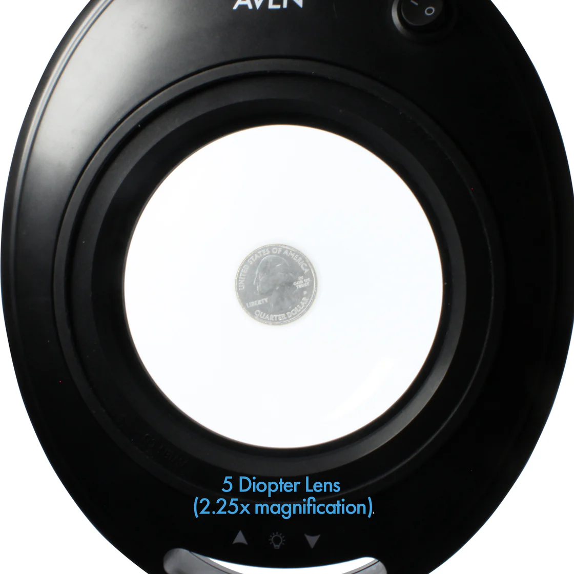 n-X® Magnifying Lamp 15 Diopter (4.75x) Bundled With A 5 Diopter Lens (2.25x)