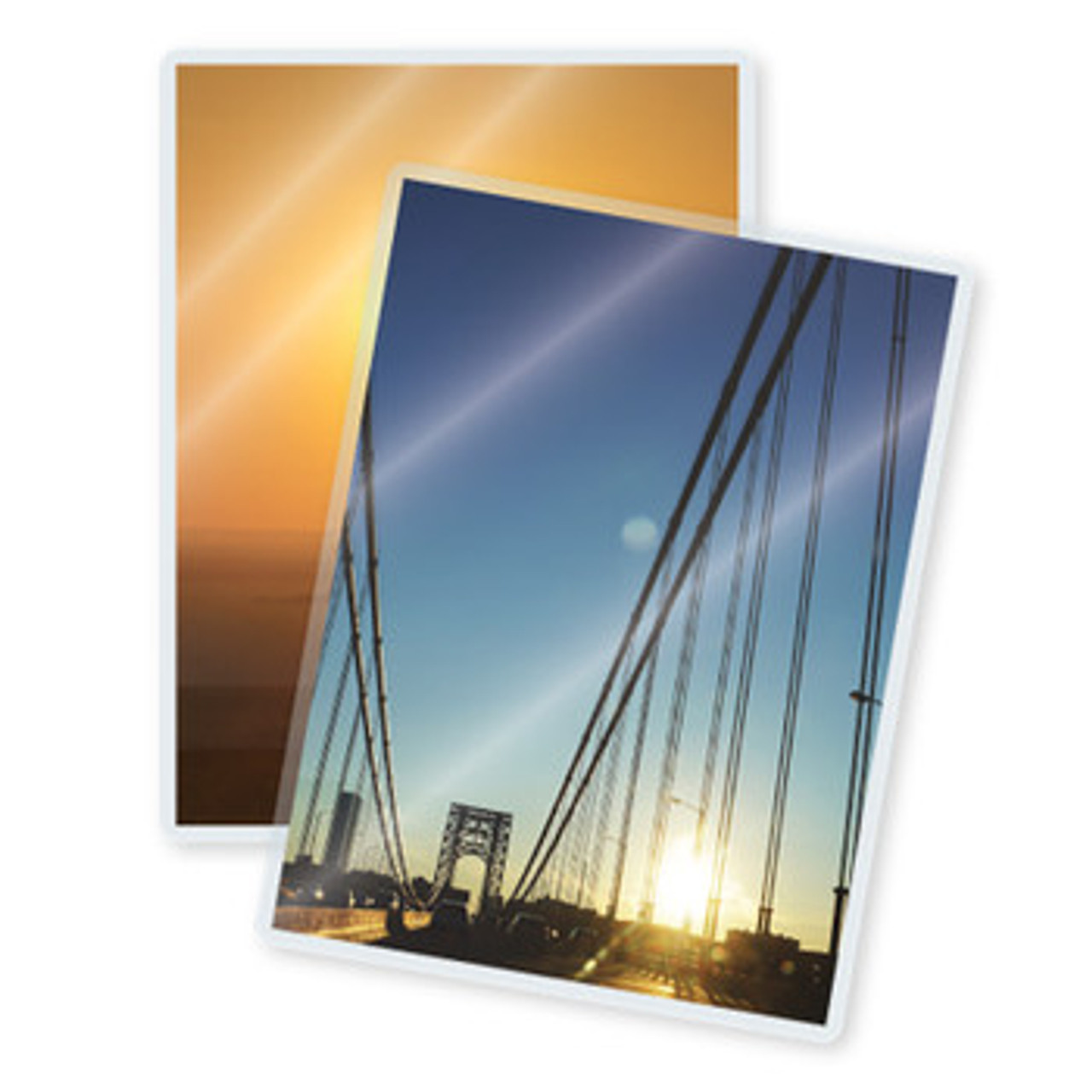 Laminating Sheets, Clear, Gloss, 10mil