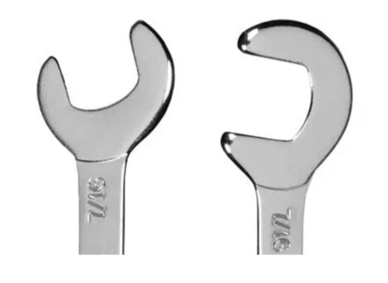 Wrench, SAE Miniature 15° x 80° Double Head Open End