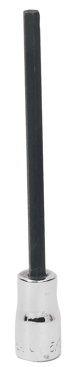Hex Bit Sockets, Long, 1/4" Drive, Ball