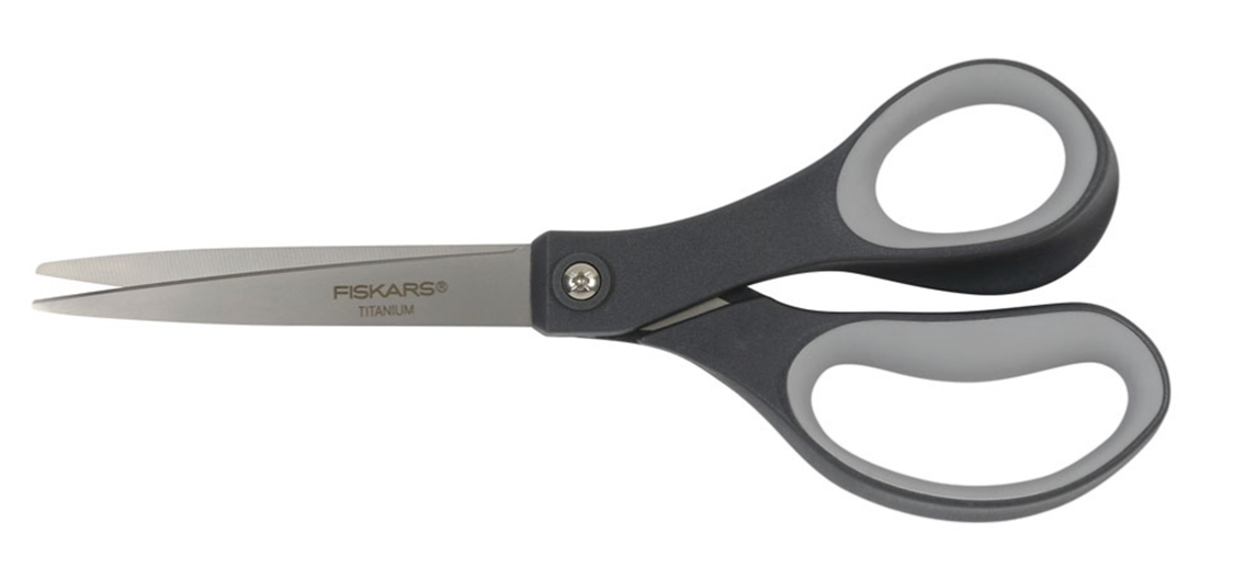Fiskars® Everyday Titanium Scissors with SoftGrip®, 8 in.