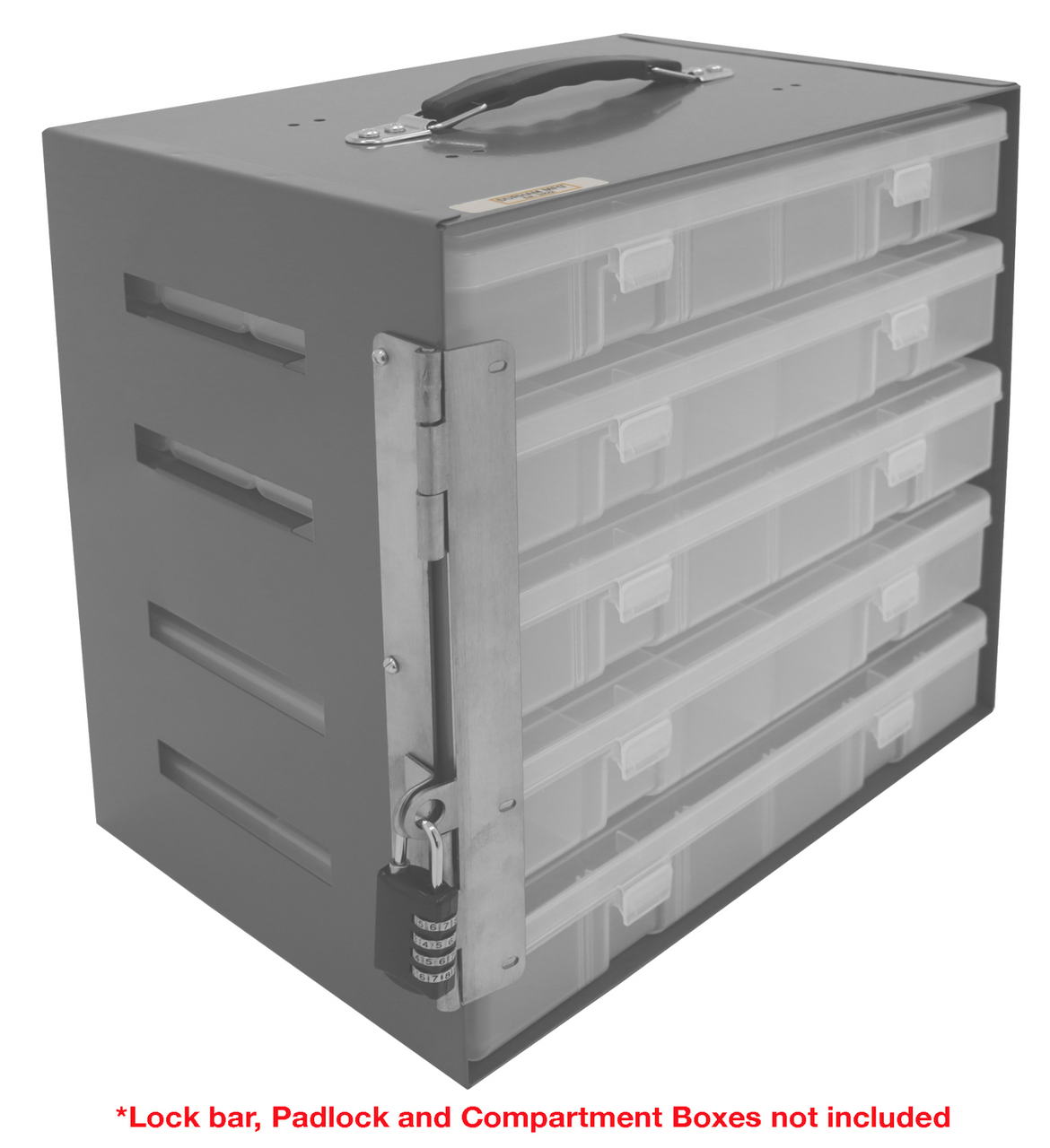 Compartment Storage Box, 18 Cav, 13x9x2.5, 5/pk