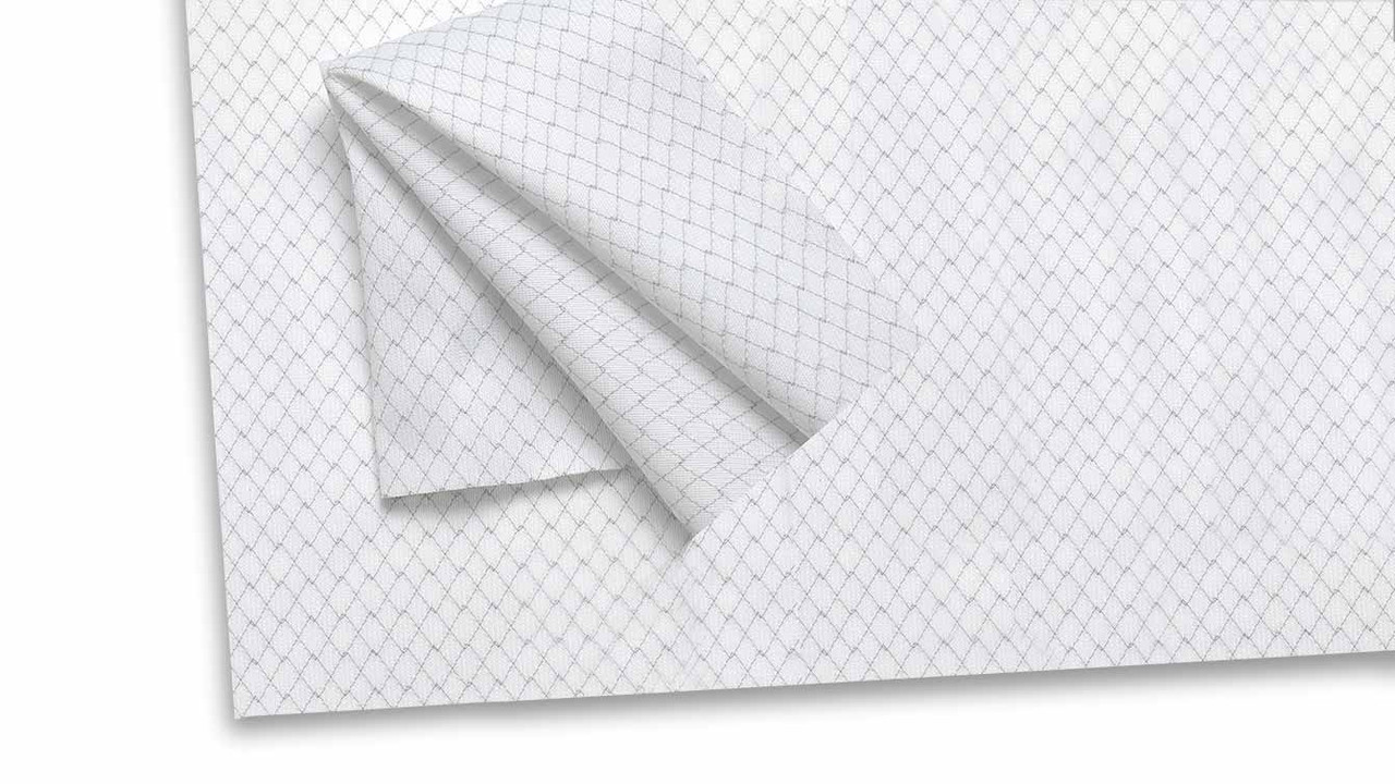 Wiper, StatZorb, Electrostatic Dissipative Polyester Wipes, 150/pk,12pk/cs